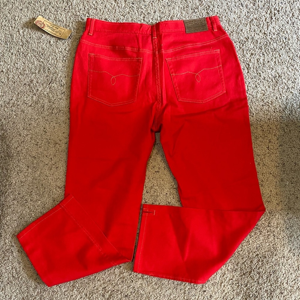 Lauren (Ralph Lauren) Straight  Leg Jeans Size 12 - Picture 4 of 9